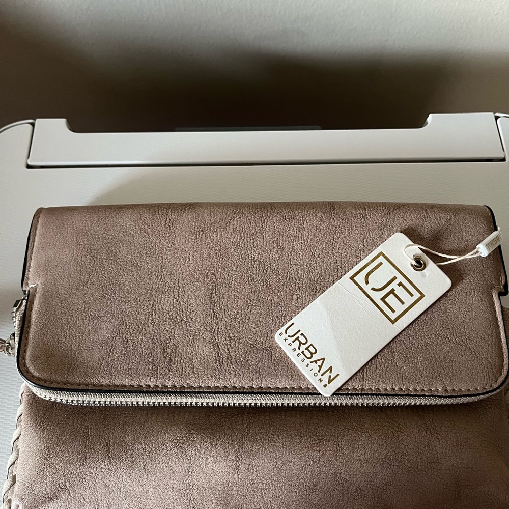 Urban Expressions Taupe Clutch